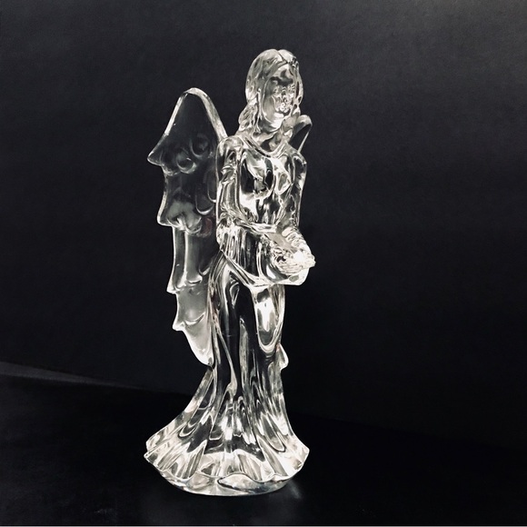 Waterford Crystal ANGEL OF HOPE 7.5” 136395 Open Hands Vintage 1980s - Picture 2 of 14